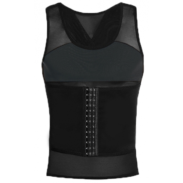 Camiseta de tirantes Mesh Tight Negra