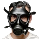 Masque à gaz BDSM KOMPLET BREATH Noir