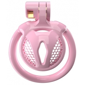 Sissy Chastity Cage With 5 Arc Rings- CX2 BENT RING