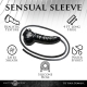 Guzzler Realistic Latex Penis Sleeve with Hose - Black