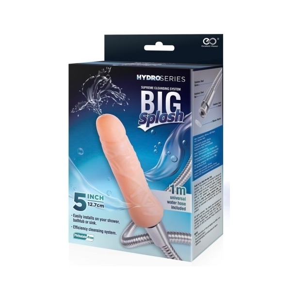 Manguera con consolador Big Splash 12 x 3 cm