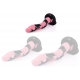 Dildo Cobra Snake S 18 x 5cm Nero-Rosa