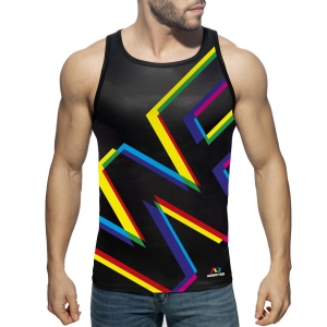 Addicted We Party Tank Top Black