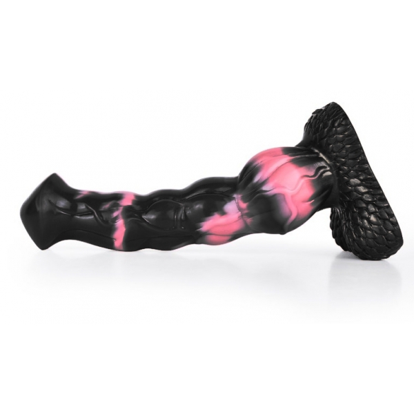 Dildo animale Arhulf 21 x 6 cm nero-rosa