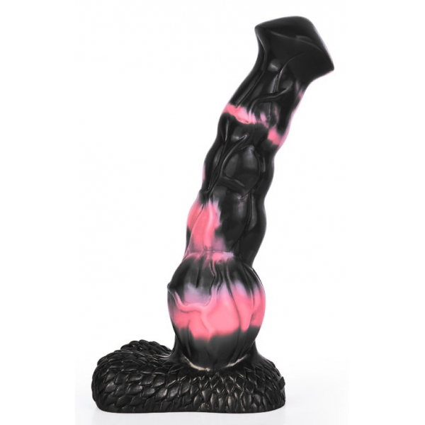 Dildo animale Arhulf 21 x 6 cm nero-rosa