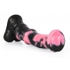 Consolador Animal Ponulf 22 x 5.5cm Negro-Rosa