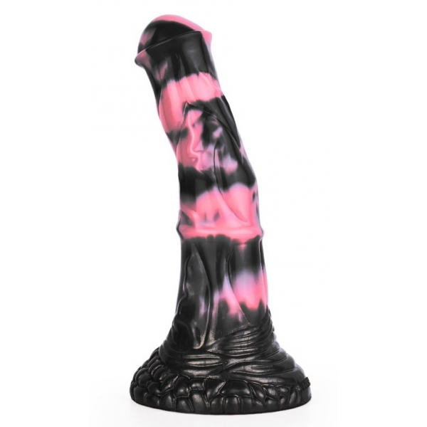 Dildo Pirulf 18 x 5cm Preto-Rosa