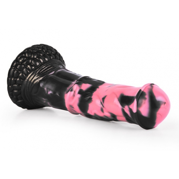 Dildo Pirulf 18 x 5cm Preto-Rosa