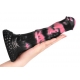 Dildo Pirulf 18 x 5cm Preto-Rosa