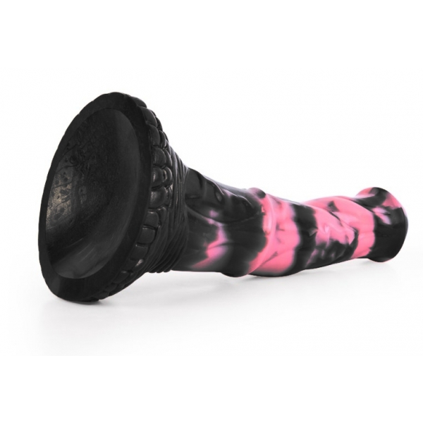 Dildo Pirulf 18 x 5cm Black-Pink