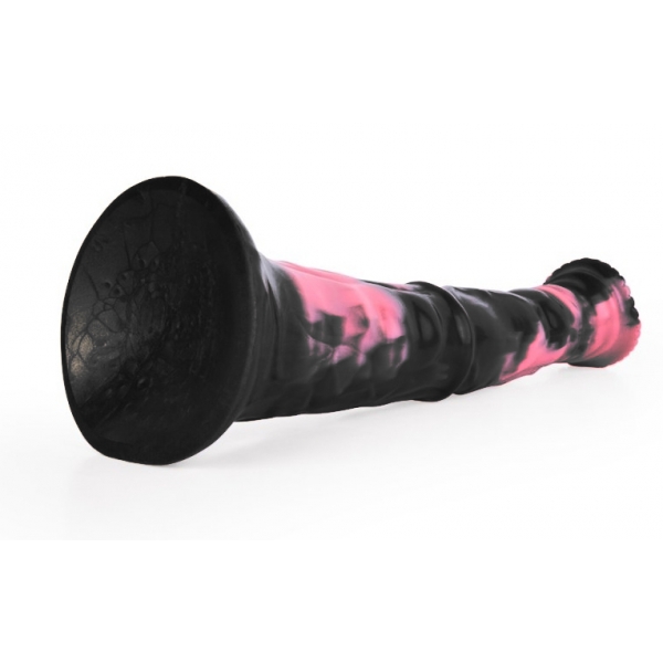 Animal Dildo Ragulf 26 x 5.5cm Schwarz-Rosa