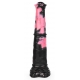 Dildo Hulf 24 x 5cm Preto-Rosa