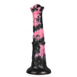 Dildo Animal Exulf 26 x 6cm Black-Pink
