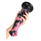 Dildo Animal Exulf 26 x 6cm Black-Pink