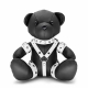 Urso de couro Bendy The Bdsm Teddy Bear Branco