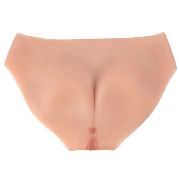 Fake Vagina Pants with Catheter FLESH