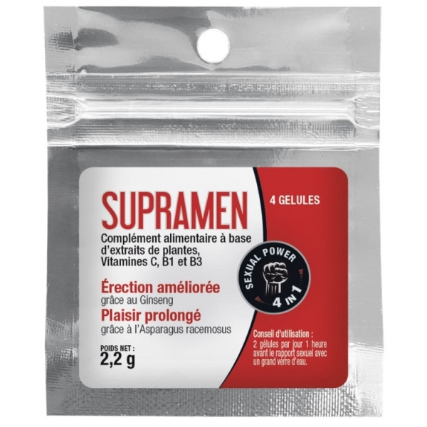 Stimulant SupraMen 4 capsules