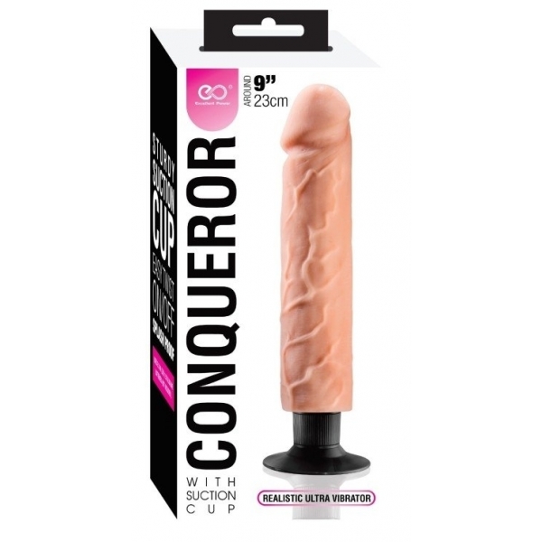 Dildo vibratório Conqueror 22 x 5cm