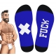 HANKY FUCK SneakXX High Socks Azul