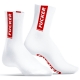 Chaussettes STRIPE FUCKER SneakXX Blanc-Rouge