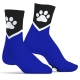 Calzini Paw Kinky Puppy Blu