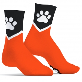 Paw Kinky Puppy Oranje sokken