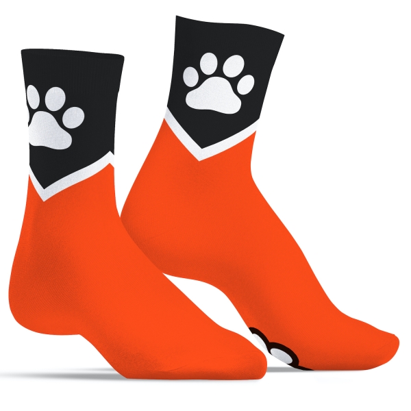 Paw Kinky Puppy Oranje sokken