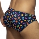 Emoji Swim Navy briefs