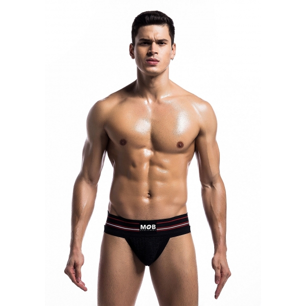 Jockstrap Brede Riem Zwart