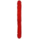 Consolador doble rojo 32 x 3,7 cm