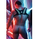 Transistor Singlet Harnas Zwart-Groen neon