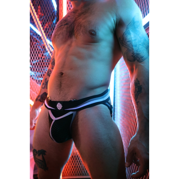 Jockstrap Transistor Breedwell Preto-Cinza