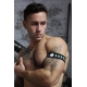 Transistor armbands Black-Green neon