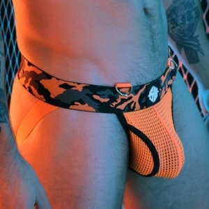 Breedwell NEO CAMO JOCK Neon Orange