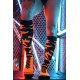 Neo Camo High Socks Black-Orange Neon