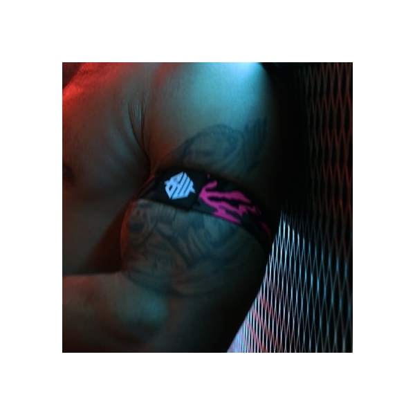 Neo Camo Zwart-Roze Neon Armbanden