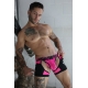 Boxer Bottomless Neo Camo Black-Rose Neon