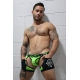 Boxer Bottomless Neo Camo Negro-Verde Neón