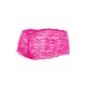 Rose Lace Boy Short Pink