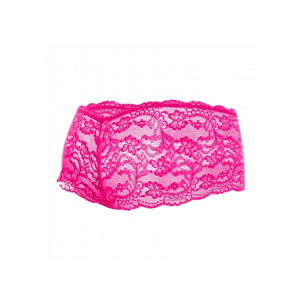 Pink LUCIO Lace Boxer