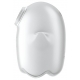 Stimulateur de clitoris Glowing Ghost Blanc