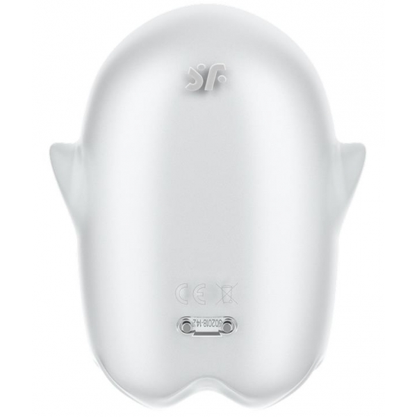 Stimulateur de clitoris Glowing Ghost Blanc