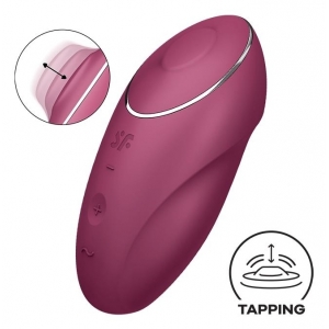 Satisfyer Estimulador de clitóris Tap & Climax 1 Raspberry