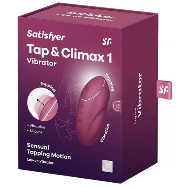 Estimulador de clítoris Tap & Climax 1 Frambuesa