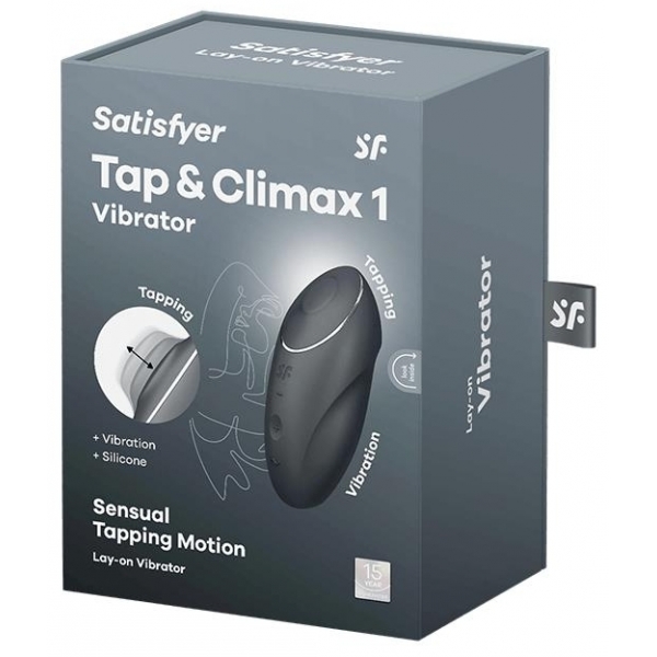 Tap & Climax 1 Clitorisstimulator Zwart