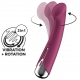 G-Spot draaiende vibrator 1 - 11 x 3.5cm framboos