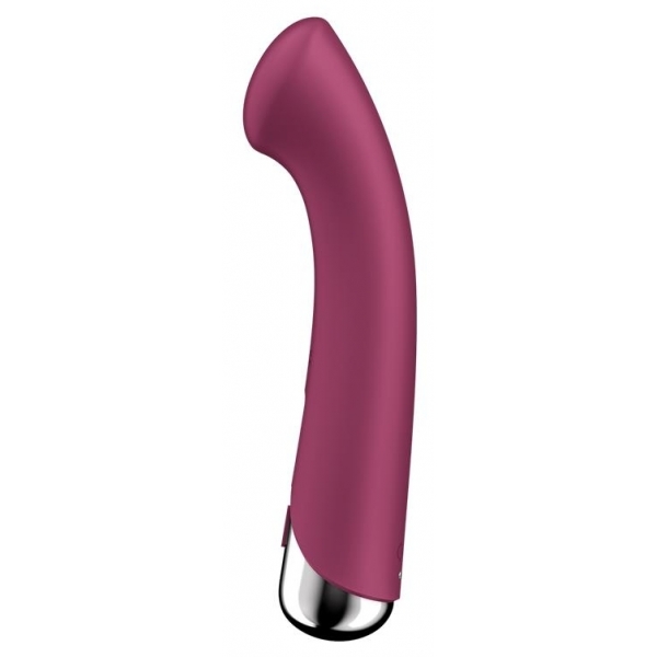 Vibrador giratório para o ponto G 1 - 11 x 3,5 cm Framboesa