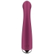 Vibrador giratório para o ponto G 1 - 11 x 3,5 cm Framboesa