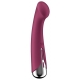 Vibrador giratório para o ponto G 1 - 11 x 3,5 cm Framboesa