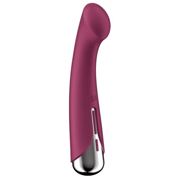 Vibrador giratório para o ponto G 1 - 11 x 3,5 cm Framboesa